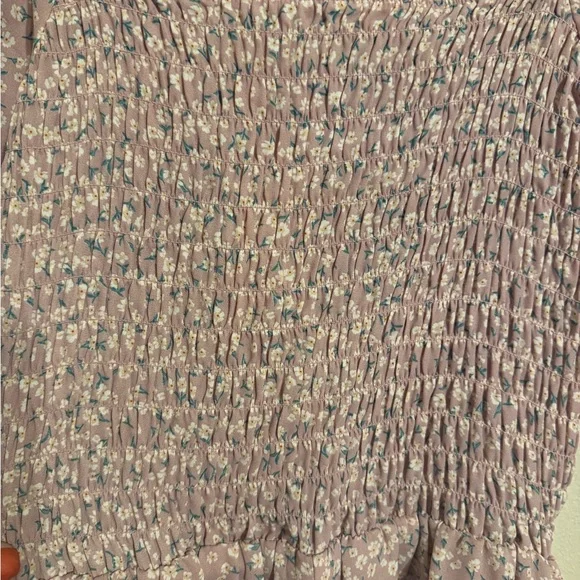 ❤️NWT Floral Button-Down Dress with Tie Sleeves SMALL    #CL - Picture 7 of 10